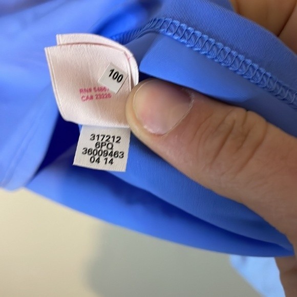 Victoria’s Secret Cropped Long Sleeve | Blue | Size Large - Picture 4 of 6